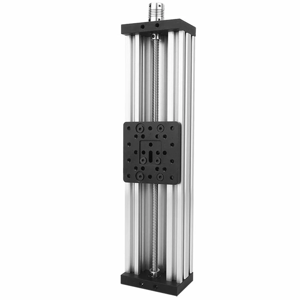 Liniowy stół przesuwny 250-500 mm Ślimakowy napęd do grawerek 3D