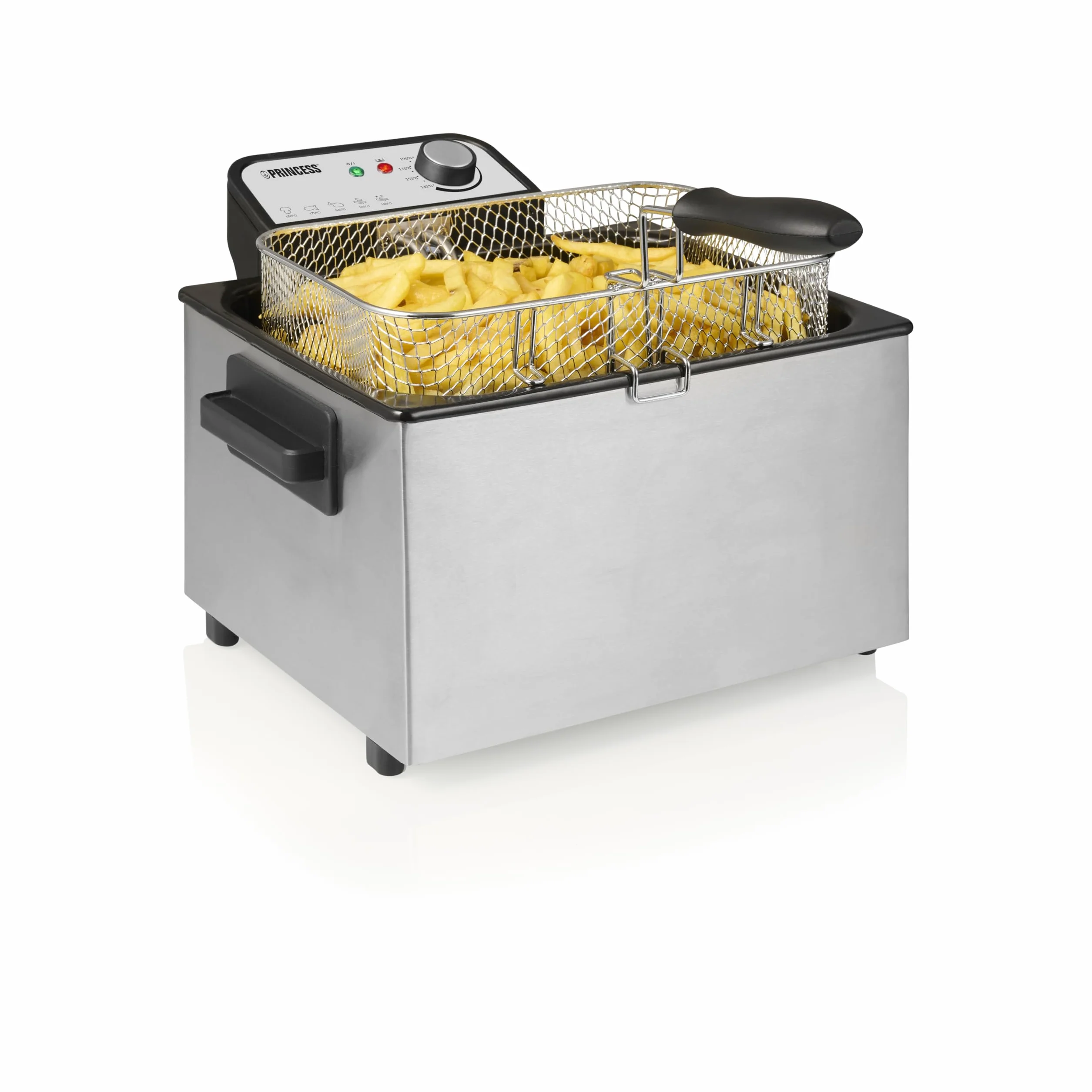 Princess Frytkownica 5 l 3270 W stal nierdzewna podwójny termostat strefa zimna okienko
