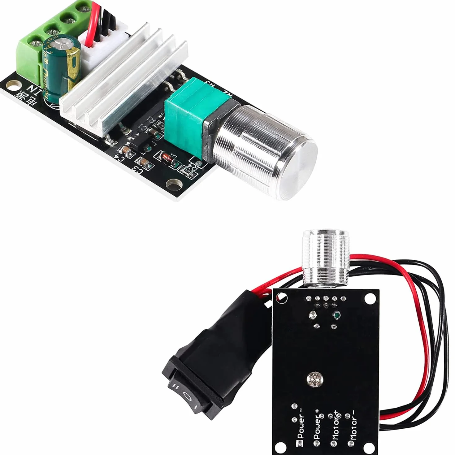 RUNCCI-YUN 6V 12V 24V 3A DC Motor Speed Control Controller PWM Regulator Reversible