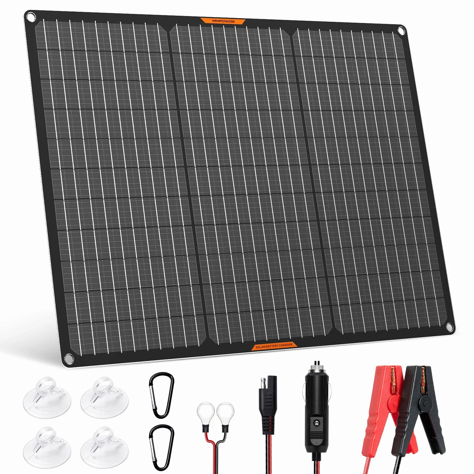 Panel słoneczny 50 W 12 V Samochodowa ładowarka słoneczna wodoodporna przenośna ładowarka słoneczna konserwacja samochodów łodzi motoryzacyjnych RV