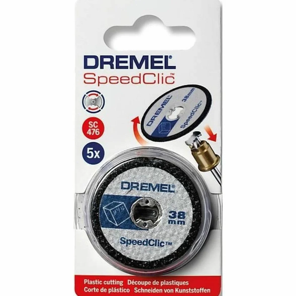Engino Dremel Ez Speedclic Sc476 Tarcza, Czarny, ‎10 x 1,5 x 5 cm