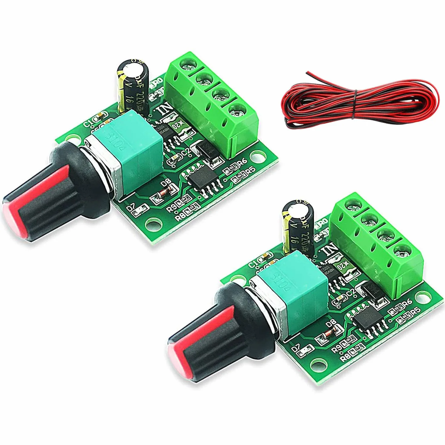 Regulator prędkości obrotowej DC 12 V PWM 1,8 V 3 V 5 V 6 V 7,2 V 12 V 2 A