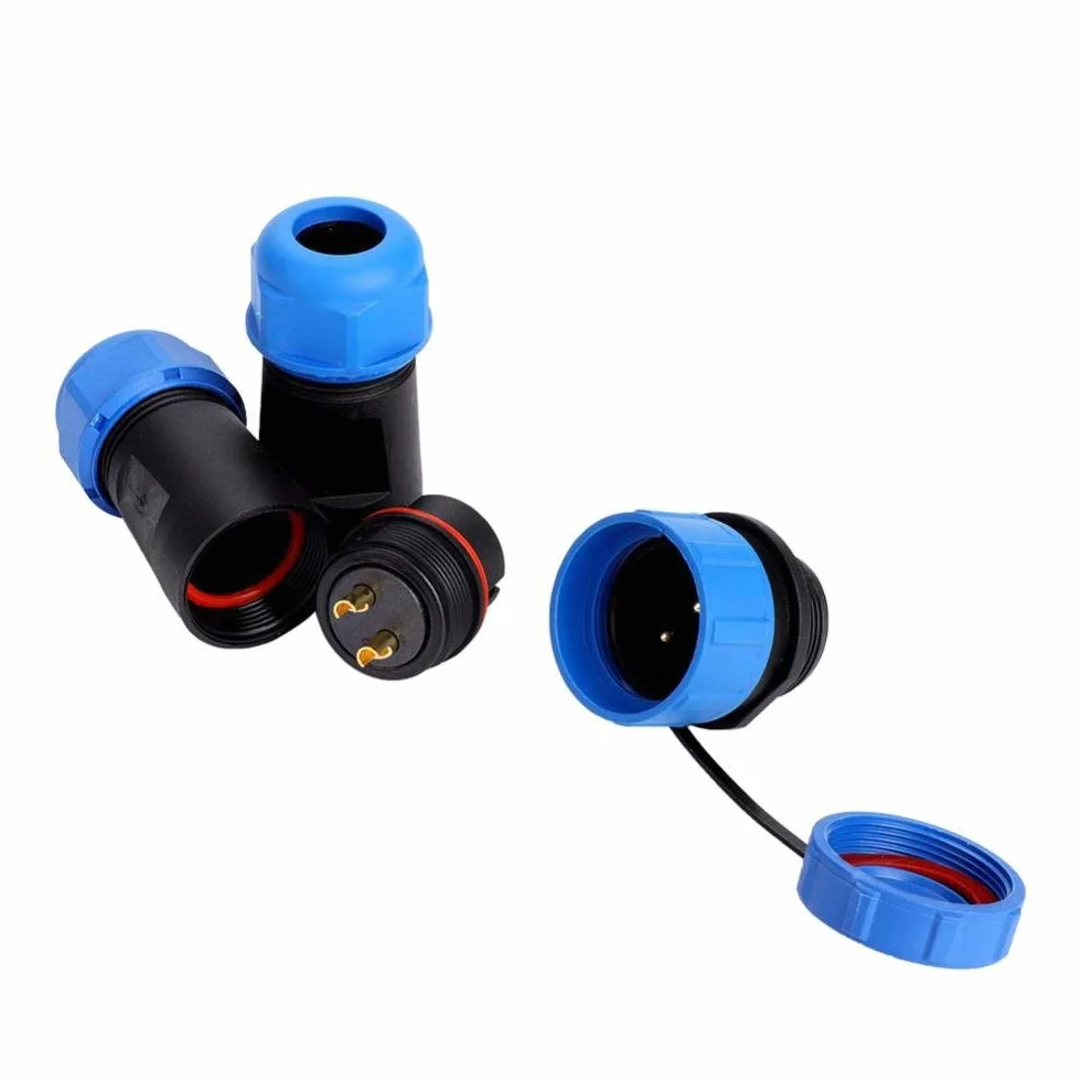Luftfahrtstecker SP21 IP68 2/3/4/5/7/9/12-poliges Anschlussstecker Wasserdicht Steckverbindungskabel 2 PIN