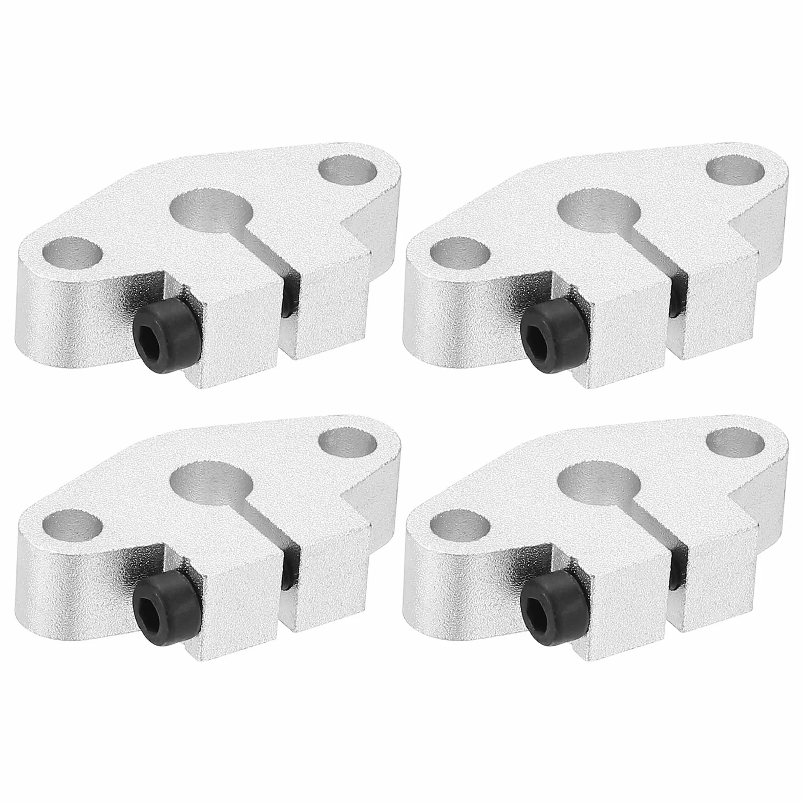 PATIKIL Shf8 Aluminiowy ruch liniowy drążek szynowy uchwyt zaciskowy prowadnicy 4 szt. do 8 mm wału