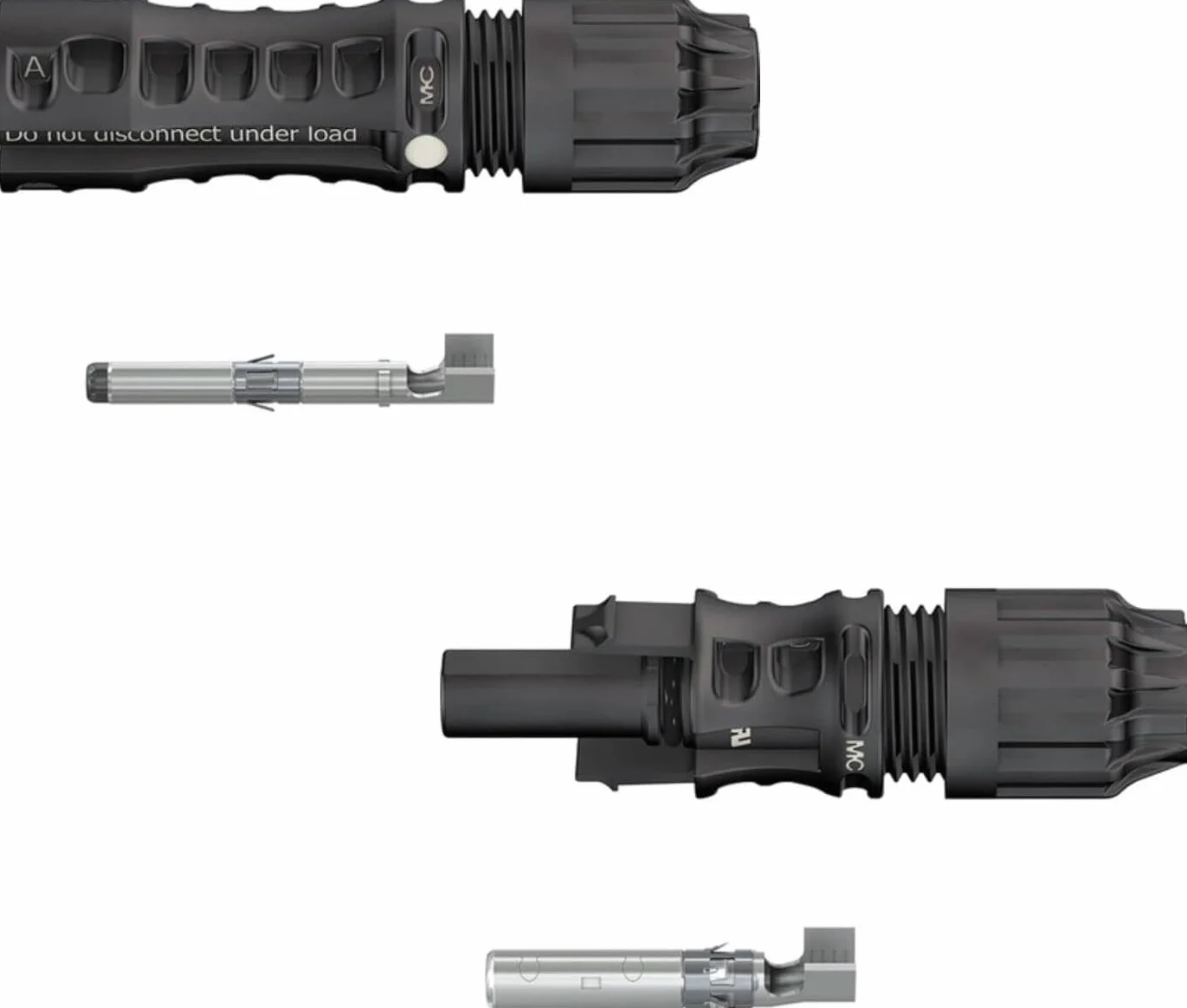 Stäubli MC4 Evo2 wtyczka - gniazdo + wtyczka 4-6 mm² typ 4 PV-KBT4 EVO 2 /6IIund 4 PV-KST4 EVO 2 /6II 4 mm² - 6 mm² system styków MULTILAM (20)