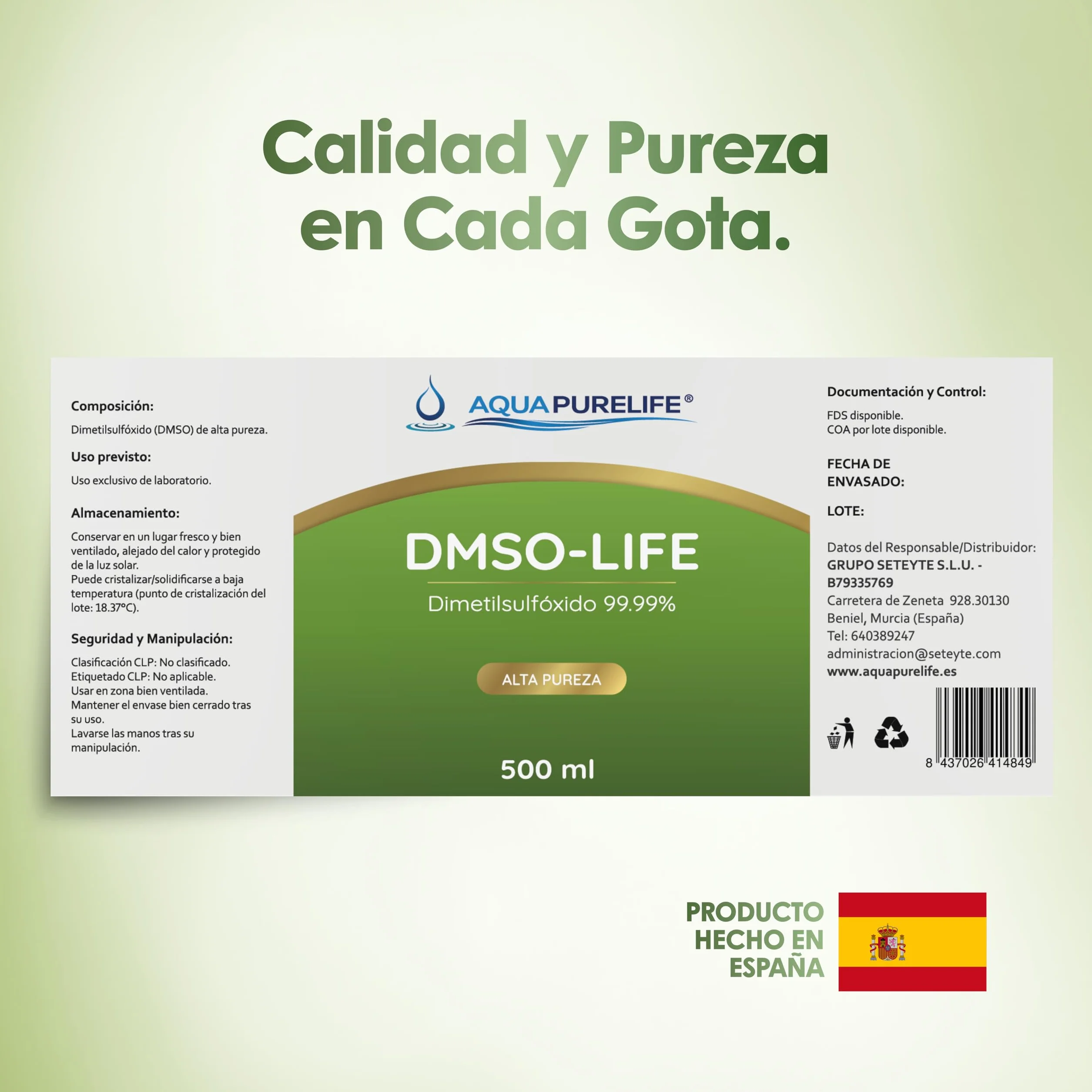 DMSO 99,9% 500 ml