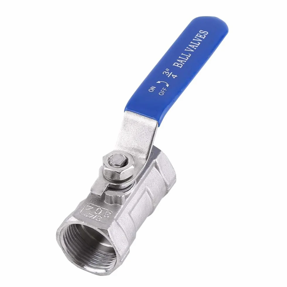 Zawory kulowe ze stali nierdzewnej Akozon SS304 (3/4 "BSP)