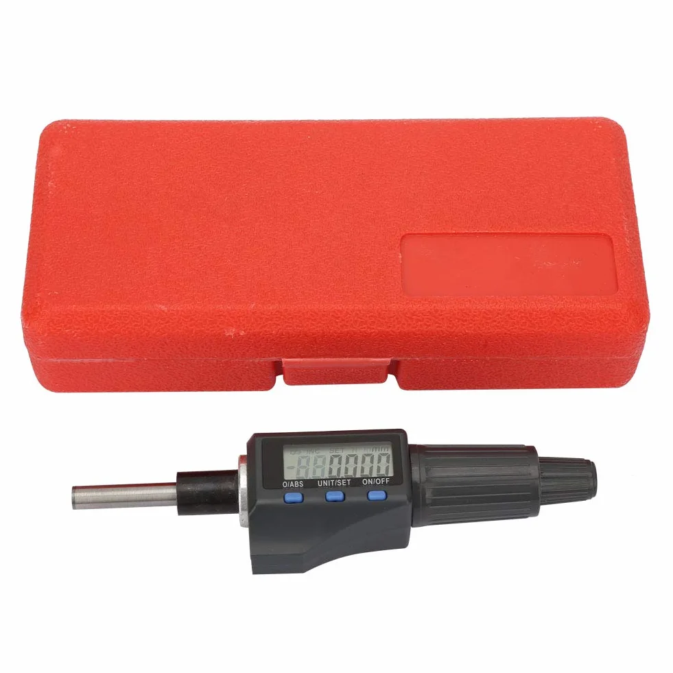 0.001mm Głowica Mikrometryczna Cyfrowa Głowica Pomiarowa z Mikrometrem 0-25mm Mikrometr Elektroniczny Głowica Podporowa Konwersja