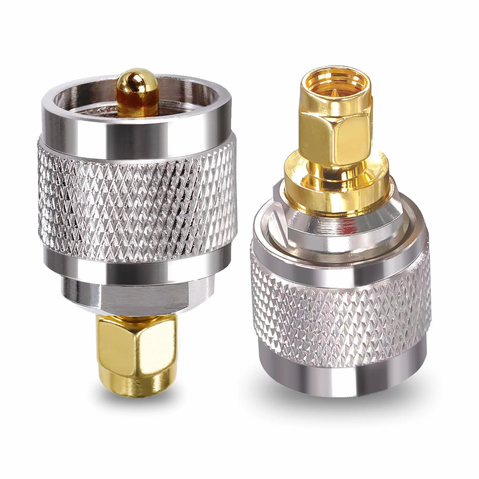 Adapter SMA na PL259 męski UHF złącze koncentryczne do anteny CB 2 szt