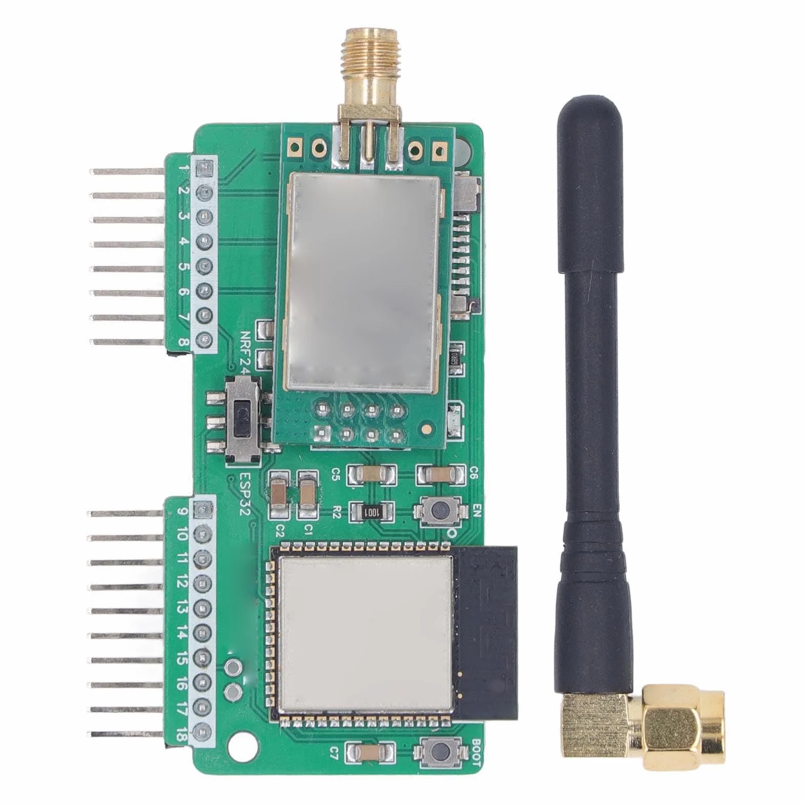 Płytka Rozwojowa Multiboard WiFi NRF24+ESP32 Moduł Modyfikacji Flipper Zero do Zadań Bezprzewodowych