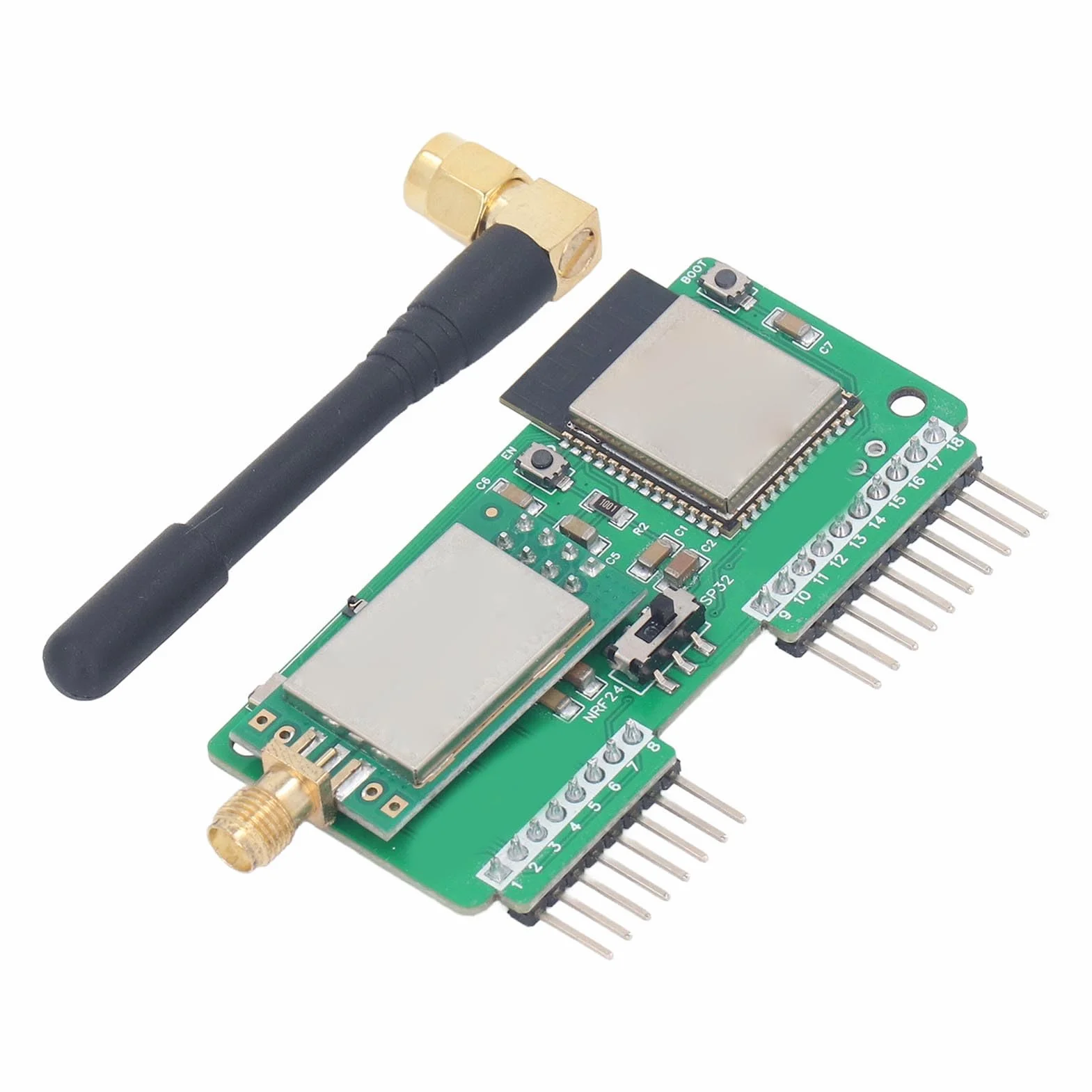 Płytka Rozwojowa Multiboard WiFi NRF24+ESP32 Moduł Modyfikacji Flipper Zero do Zadań Bezprzewodowych