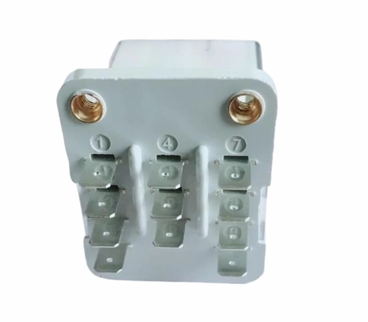 Przekaźnik pośredni JQX-38F 3Z LJQX-38FC 3Z 40A wtykowy przekaźnik zasilający Przekaźnik elektromagnetyczny 11-biegunowy DC12V DC24V AC110V AC220V (Kolor: JQX-38F, rozmiar: AC220V)
