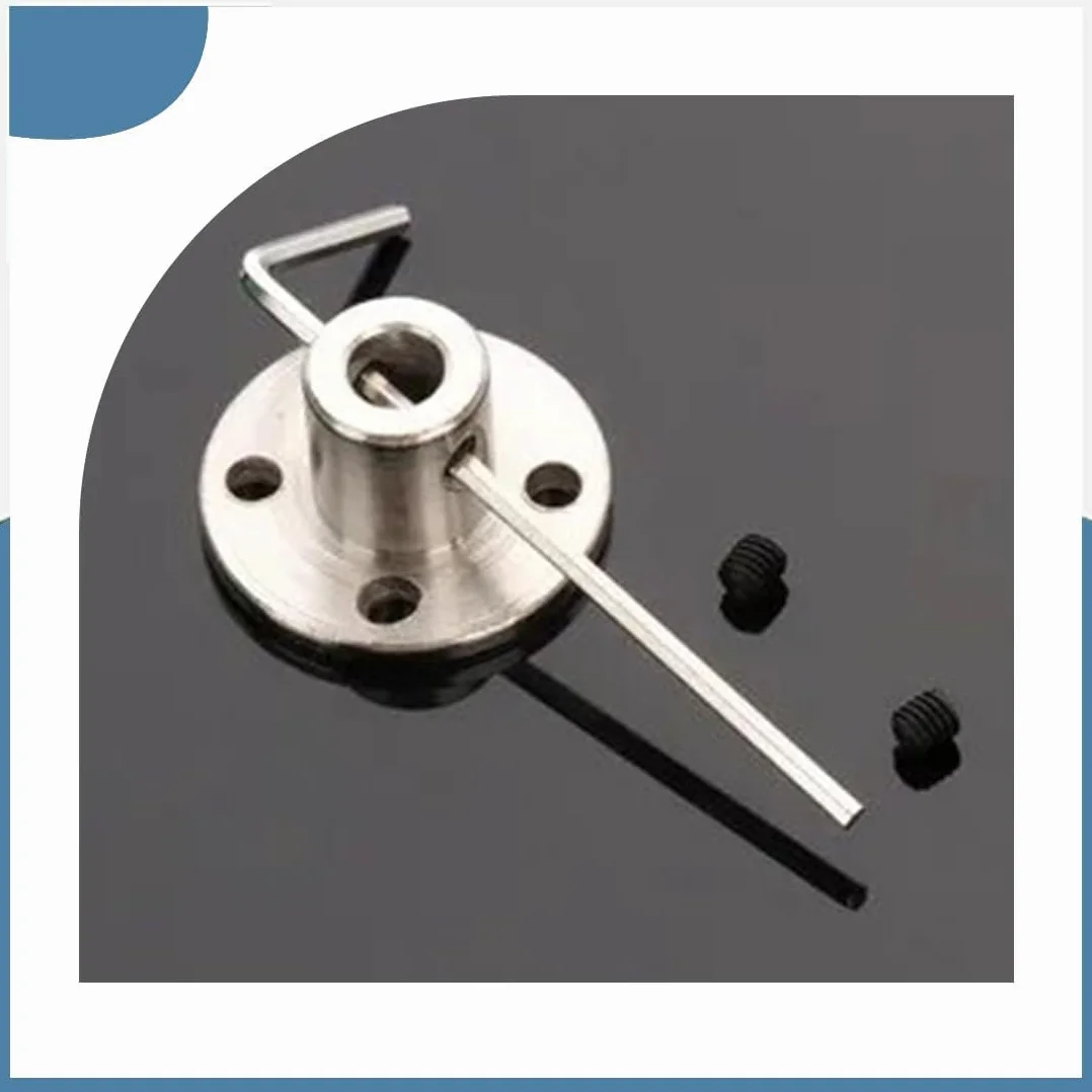 Łącznik kołnierzowy - 2 szt. M4 sztywny kołnierz sprzęgła wał silnika złącze łącznika ID 12 mm OD 18 mm