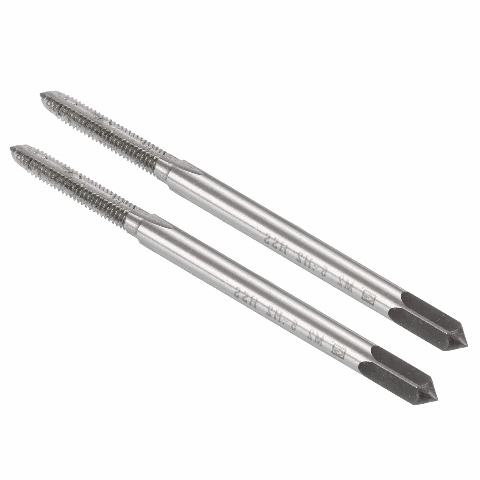 Frezowanie gwintów, metryczne M2,5 x 0,45 H2, High Speed Steel Machine 3 proste rowki gwintowane narzędzie do gwintowania maszyny 2 szt