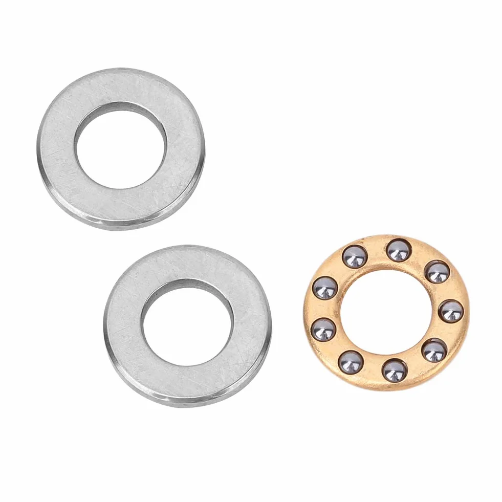 Łożyska Kulkowe Wzdłużne F5-11M 5x11x4,5mm Stalowe Miniaturowe Zestaw 10 Sztuk
