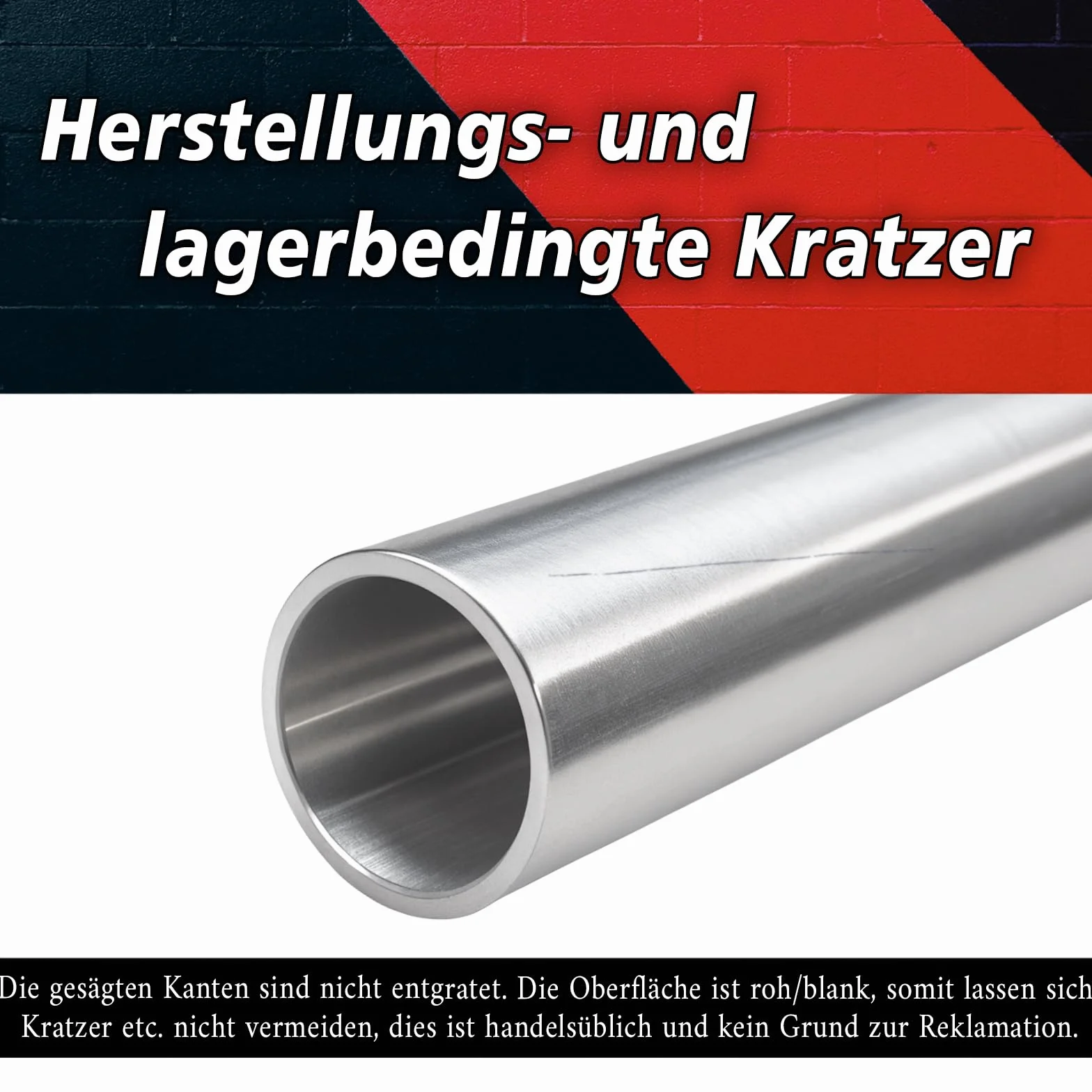 PRIOstahl Rura aluminiowa okrągła rura rura aluminiowa profil - 1 sztuka średnica rury: 20 mm grubość ścianki: 2 mm długość: 2000 mm bez spoiny do kreatywnego budownictwa masywne i wytrzymałe z