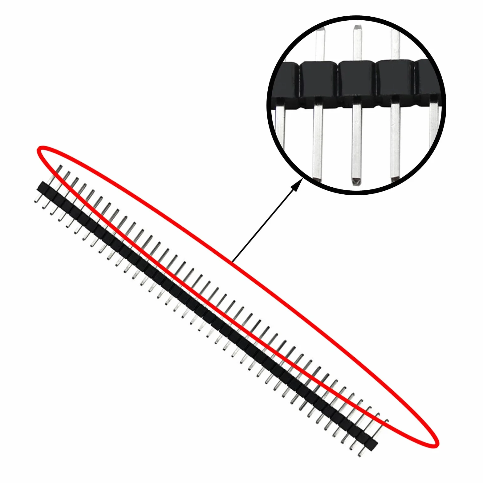 Breakaway Platine 40 Pin wtyk nagłówek męski i żeński listwa pinowa PCB 2,54 mm