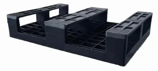 PALETA PLASTIKOWA 80x60 | PEŁNA ANTYPOŚLIZG (Pełna, PE z recyklingu.)