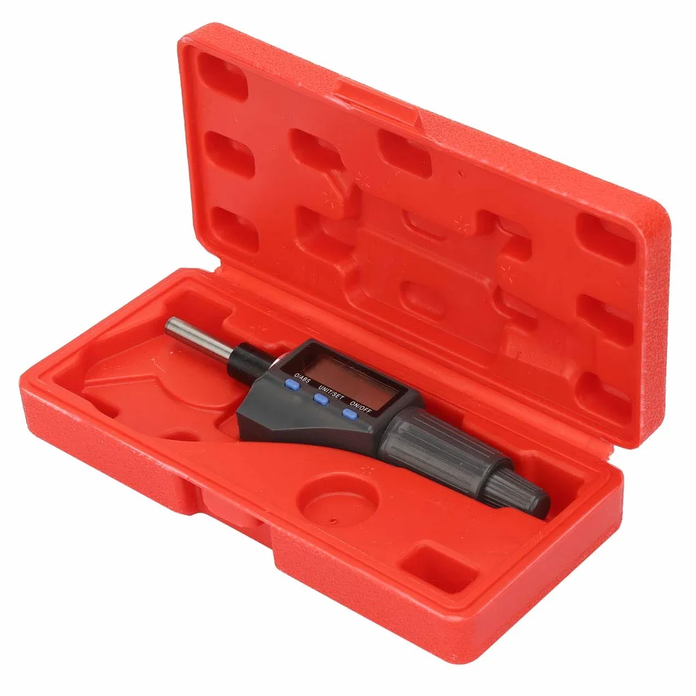 0.001mm Głowica Mikrometryczna Cyfrowa Głowica Pomiarowa z Mikrometrem 0-25mm Mikrometr Elektroniczny Głowica Podporowa Konwersja