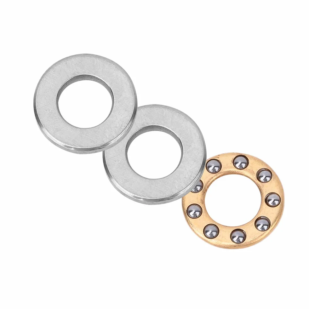 Łożyska Kulkowe Wzdłużne F5-11M 5x11x4,5mm Stalowe Miniaturowe Zestaw 10 Sztuk