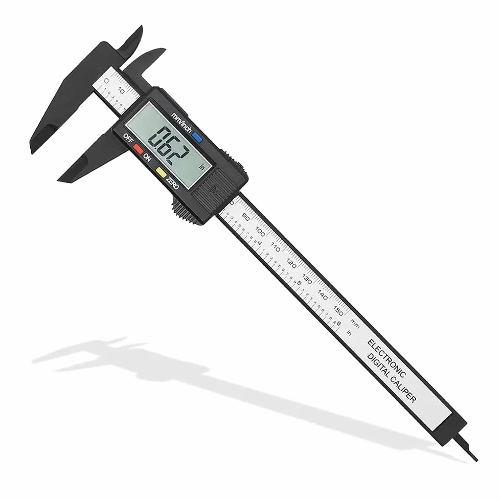 Mesee suwmiarka cyfrowa, precyzyjna suwmiarka, włókno węglowe 150 mm, wysoka precyzja, suwmiarka cyfrowa z wyświetlaczem LCD, elektroniczny miernik do precyzyjnych pomiarów