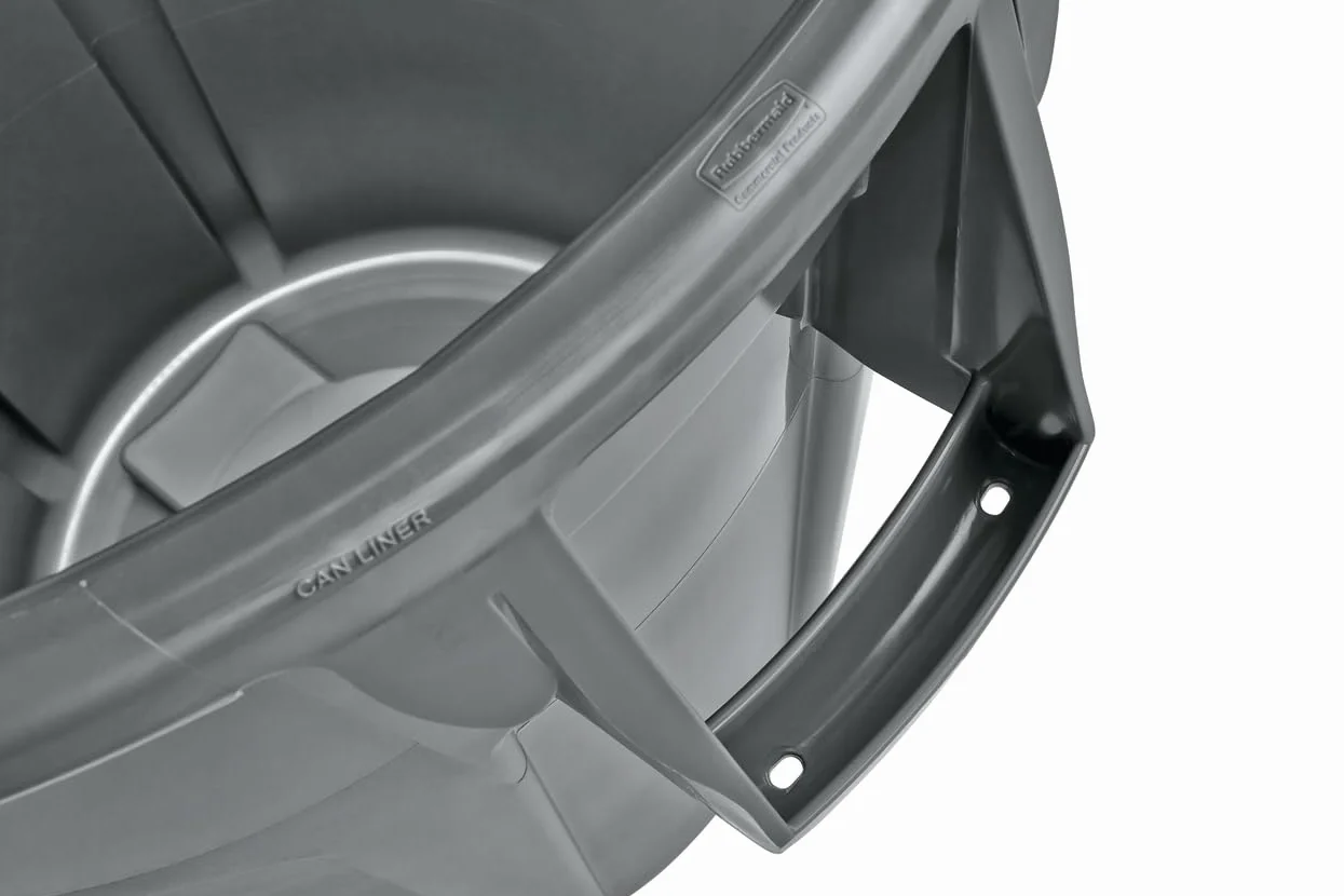 Rubbermaid Commercial Products Vented Brute okrągły pojemnik, 38 l, szary FG261000 szary
