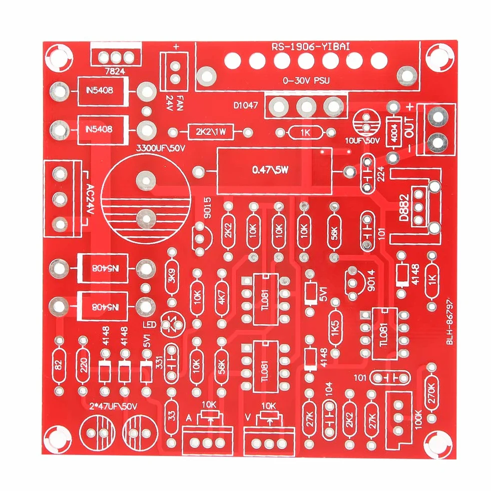 Regulowany Zasilacz Stabilizowany DC 0-30V 2mA-3A Laboratoryjny DIY