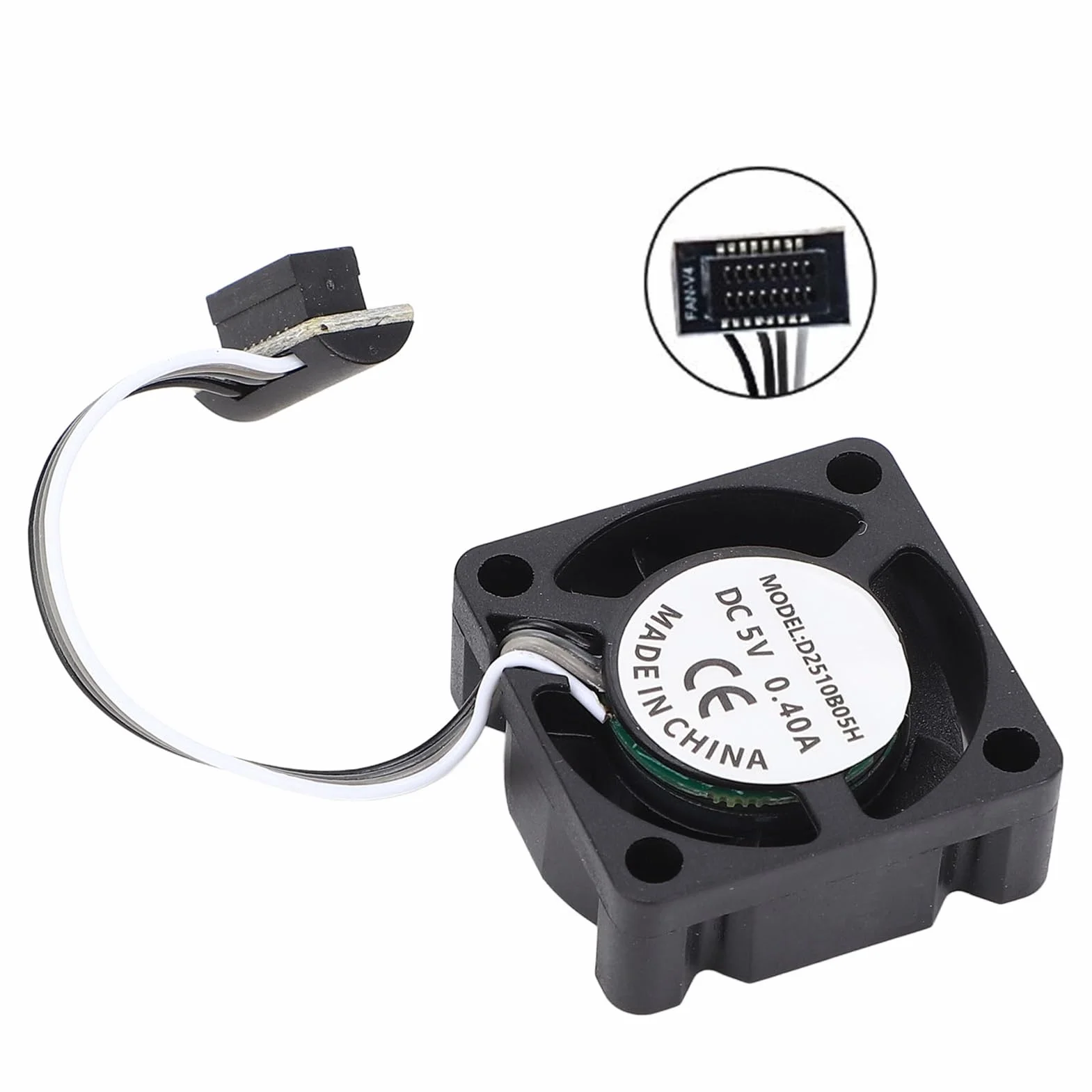Wentylator Chłodzący Drukarki 3D Hotend Mini Wentylator Chłodzący Regulacja Temperatury PWM dla Lab P1P P1S 18000PRM 25x25x10mm Rozmiar 5V Napięcie 0,4A Prąd