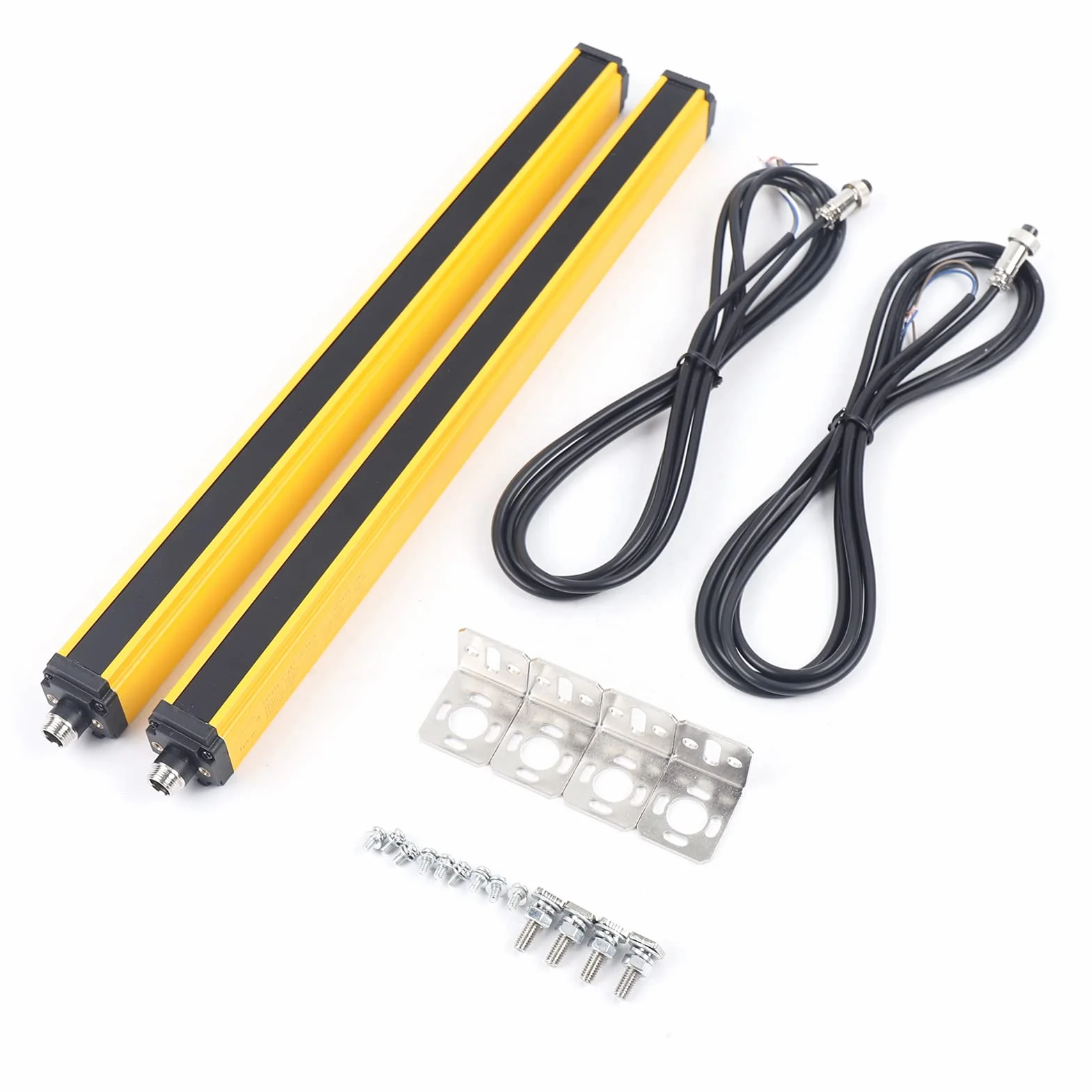 Czujnik kurtyny świetlnej DC 24-30V 10 promieni 360mm ochrony bezpieczeństwa żółty