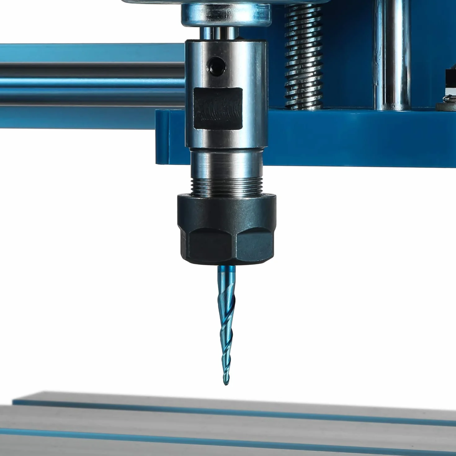 Genmitsu Frezy stożkowe z końcówką kulową z węglika wolframu, frez z nano-niebieskim płaszczem, R0.25-1.0, chwyt 1/8", TB04A 4 szt