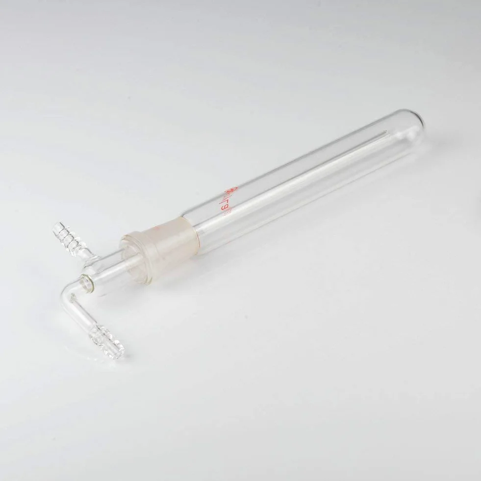 StonyLab szklana pułapka próżniowa wąż ząbkowany 10 mm 200 mm złącze 24/40