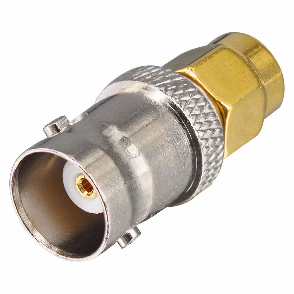 Adapter BNC SMA wtyczka koncentryczna do gniazda BNC, koncentryczny do anten RF LAN bezprzewodowy WiFi radio amator SDR 2