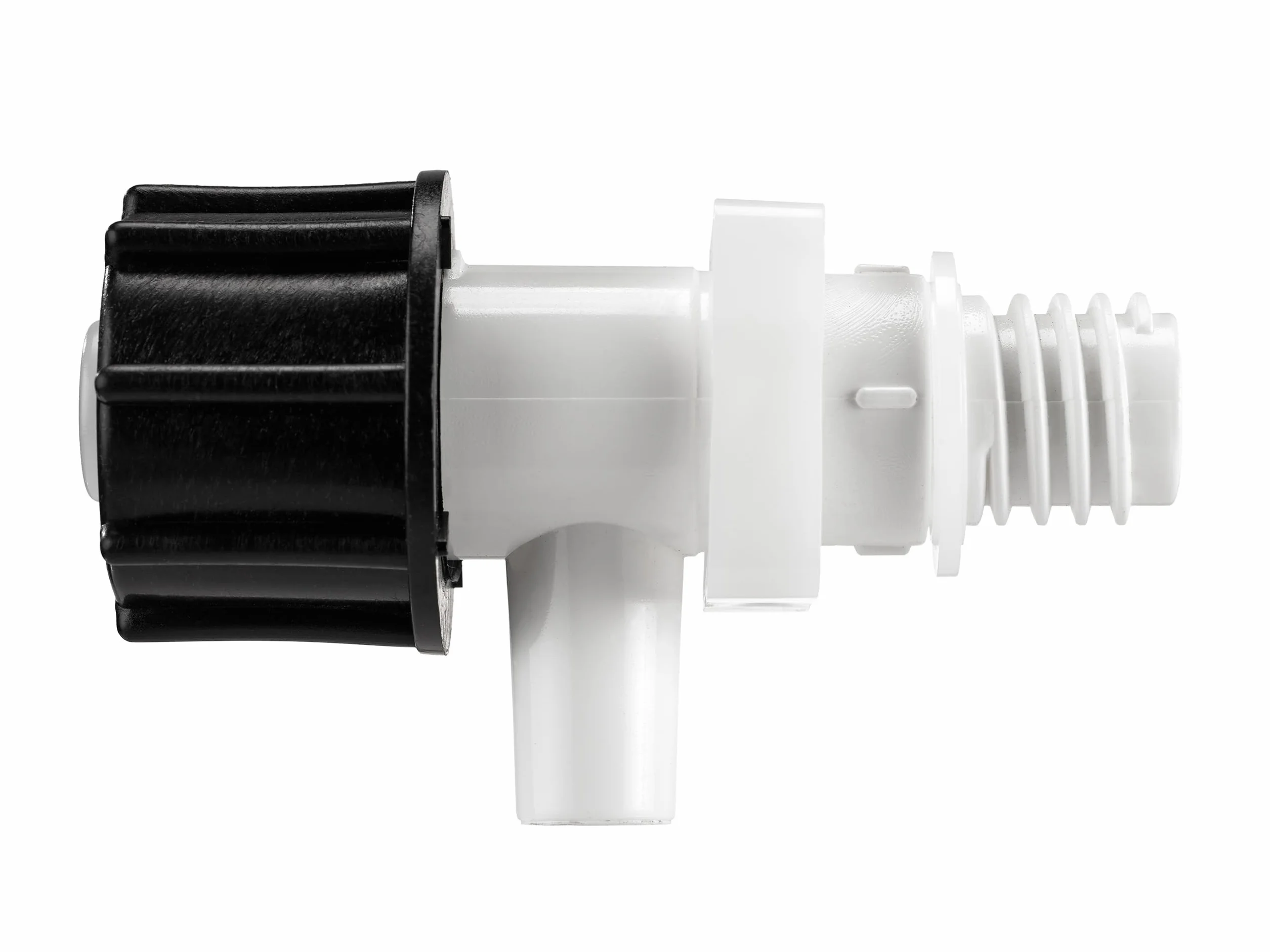 F & R Zbiornik na deszczówkę, 90 l, z uchwytami i kranem odpływowym z pokrywką, HDPE, przeznaczony do kontaktu z żywnością, stabilny pojemnik na wodę, beczka na deszczówkę, zbiornik na wodę do ogrodu