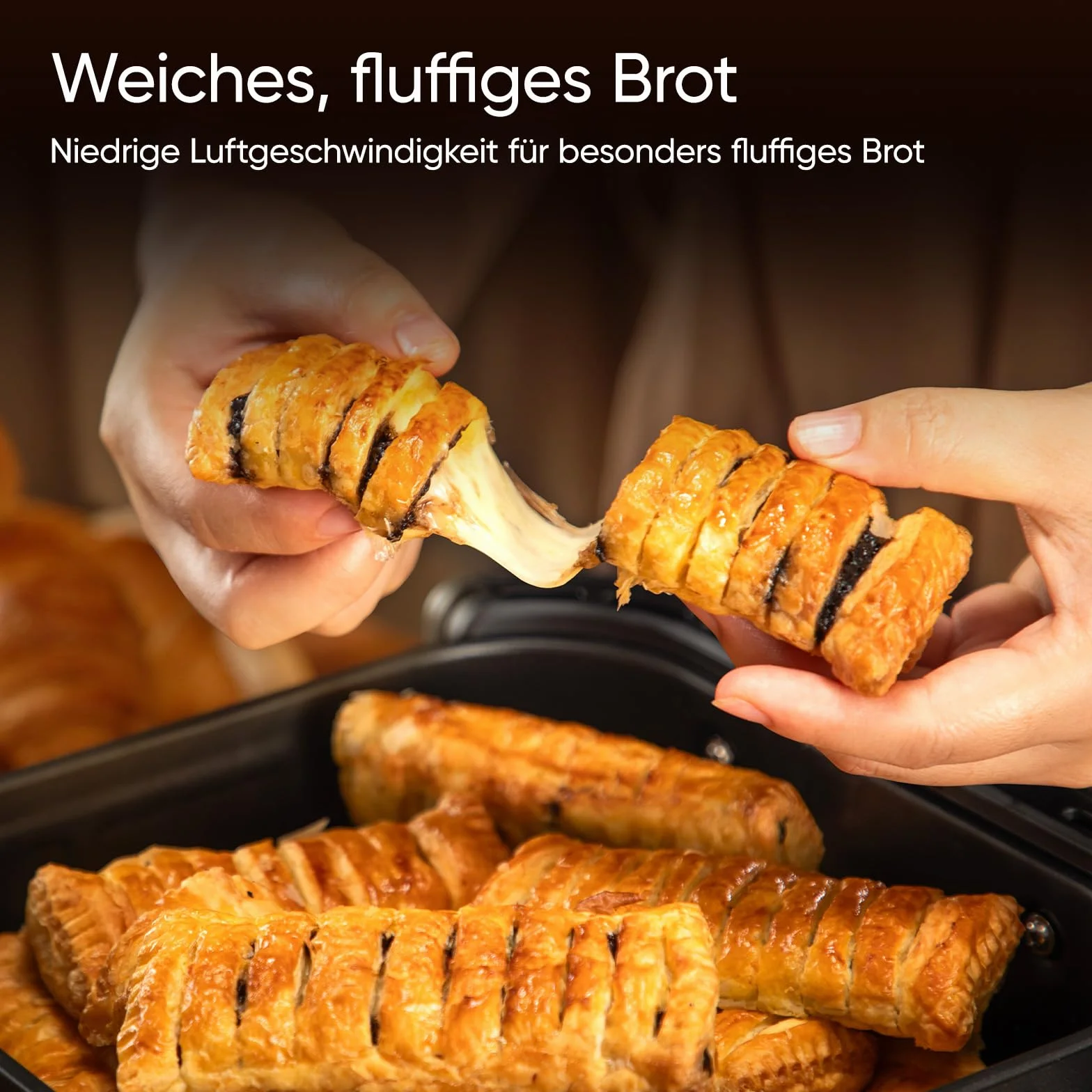 COSORI Turbo Tower frytkownica na gorące powietrze z 2 komorami, 10,8 l Double Stack Airfryer, oszczędza 41% powierzchni kuchennej, turbo przepływ powietrza dla chrupiących rezultatów, w zestawie