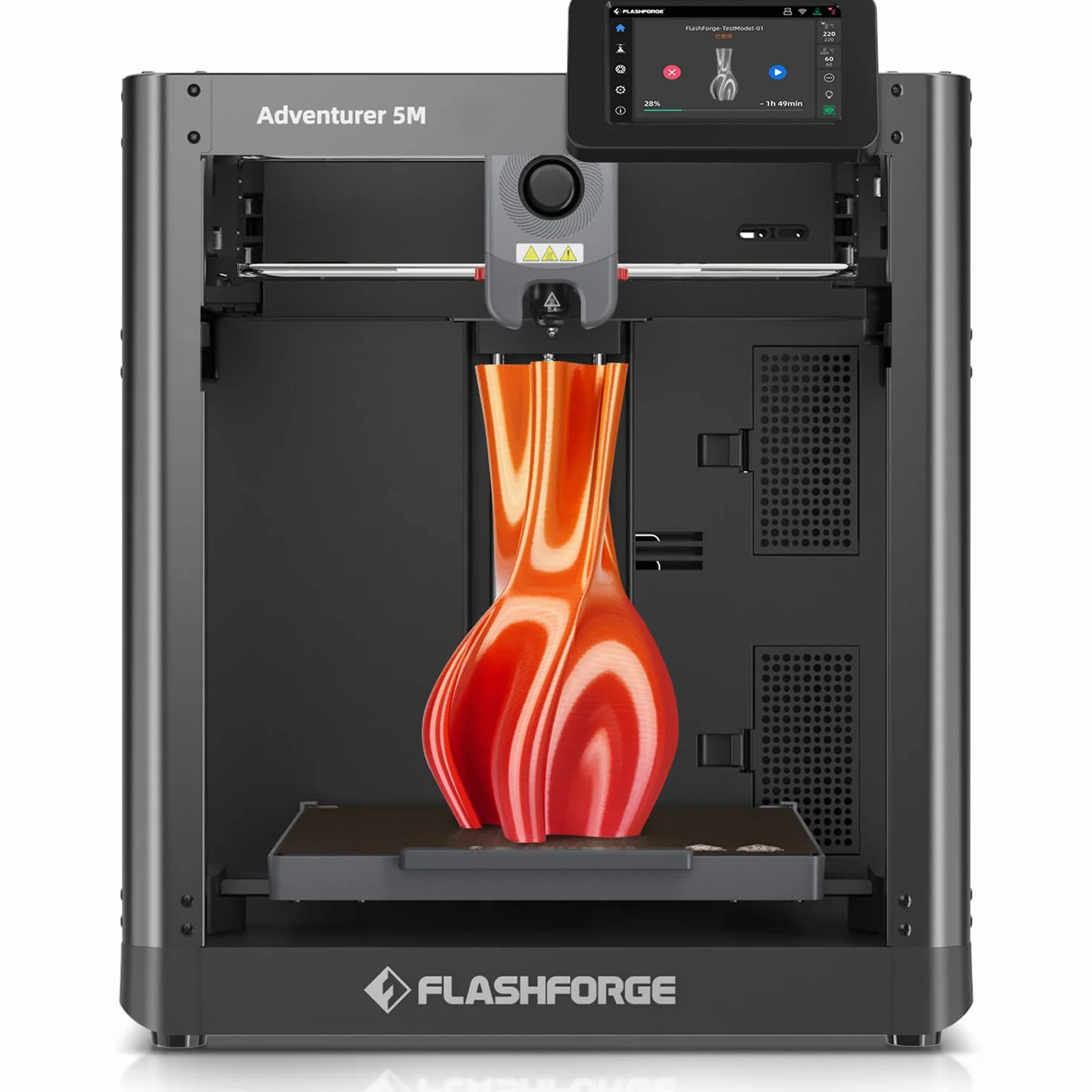 Drukarka 3D FLASHFORGE AD5M, w pełni automatyczne poziomowanie maks. 600 mm/s wysoka prędkość, dysza szybkiego uwalniania 280℃, struktura CoreXY dla najwyższej jakości druku, nowicjuszy i eksperci