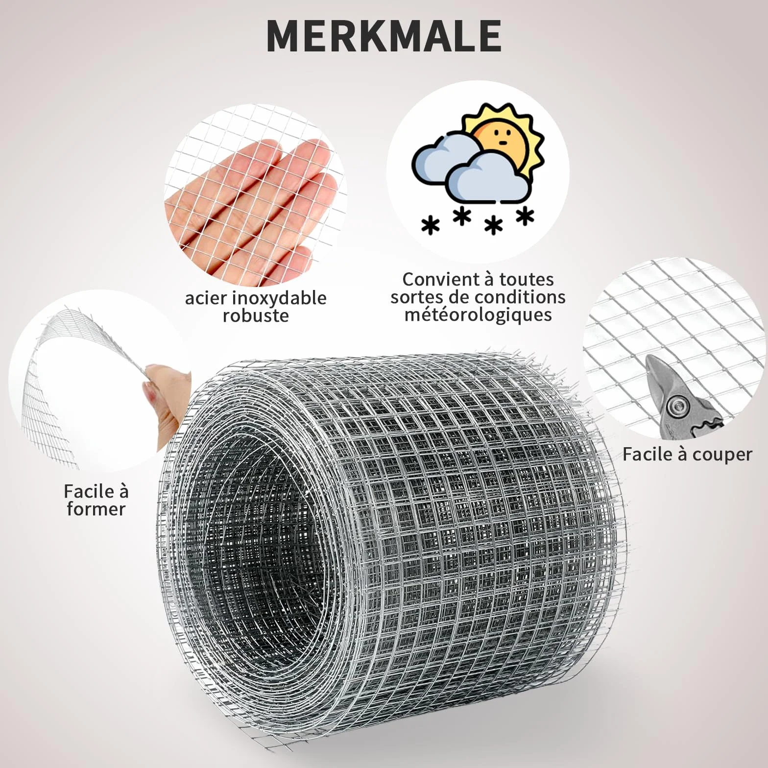 Siatka przeciw gryzoniom ze stali nierdzewnej 10 cm x 6 m Ochrona ogrodu przed myszami