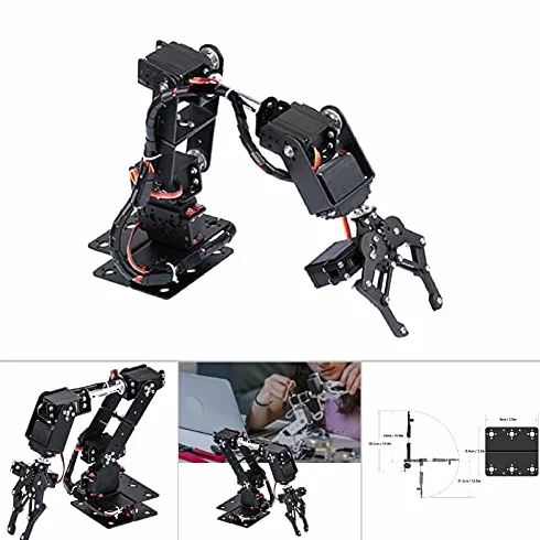 Zestaw Ramienia Robota ramię Robota 6Dof ramię Robota Mechaniczne ramię Zacisk Zestaw Pazurów Dof Manipulator Części do Robota Przemysłowego