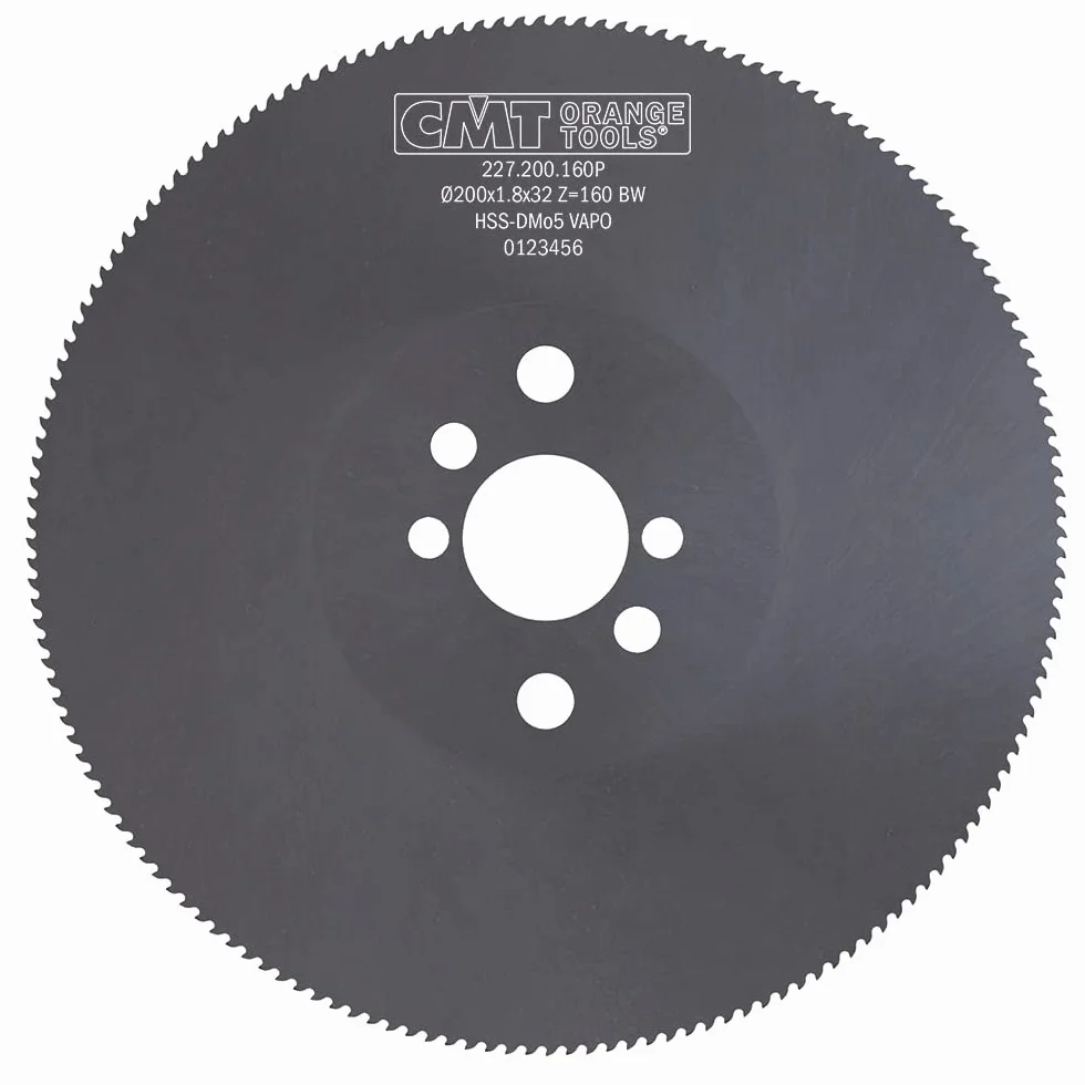 CMT ORANGE TOOLS 227.200.160P LAME FERR. HSS VAPO 200X1.8X32 Z160 BW-T4