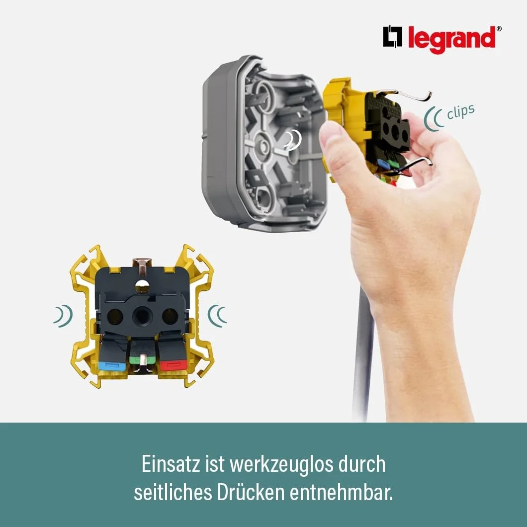 Legrand Plexo New Gniazdo Wtykowe Schuko IP55 IK08 16A 250V