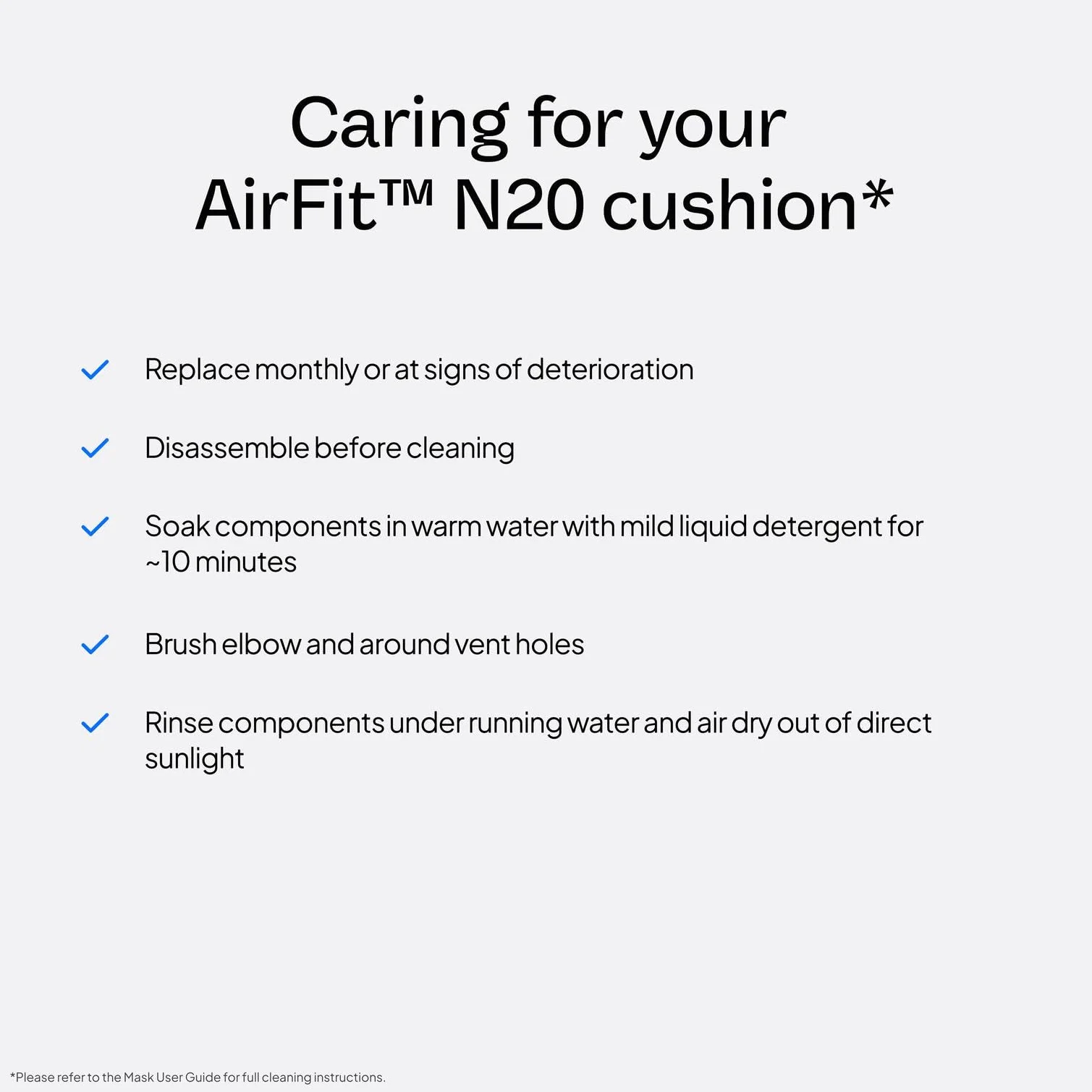 ResMed AirFit N20 Poduszka średnia