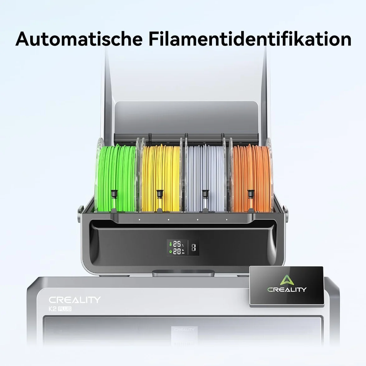 Creality CFS system filamentu do K2 Plus Creality Hi, automatyczna identyfikacja filamentu, automatyczne zatrzymywanie wilgoci do filamentu