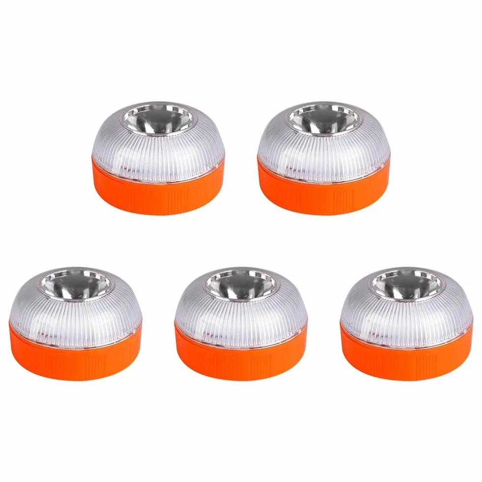 Lampy LED V16 Awaryjne Białe Żółte Światła Ostrzegawcze Magnetyczna Podstawa