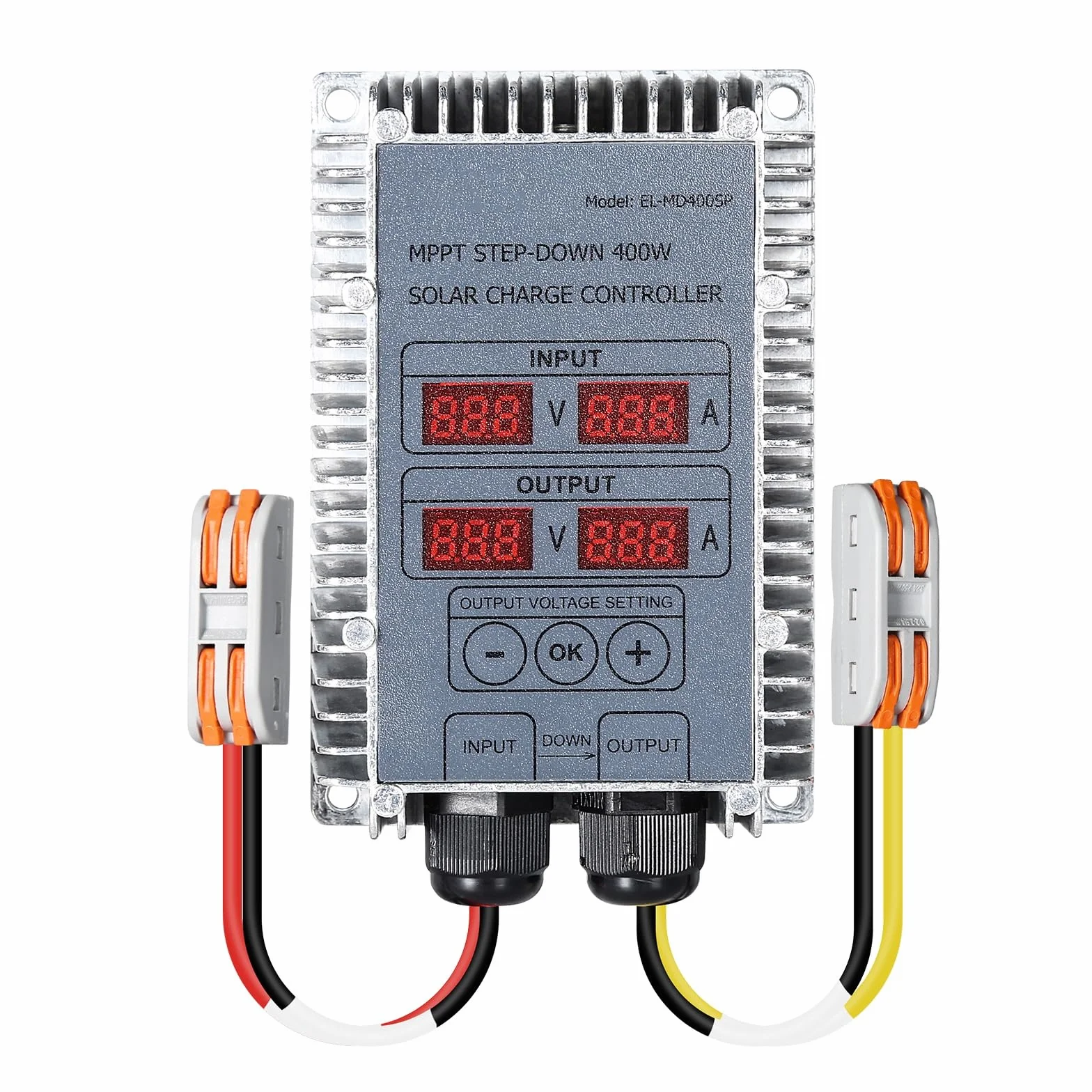 DEWIN Solarny Regulator Ładowania Boost MPPT 24 V - 85 V, Regulowany Napięcie, Step Up Solar Panel Słoneczny 400 W