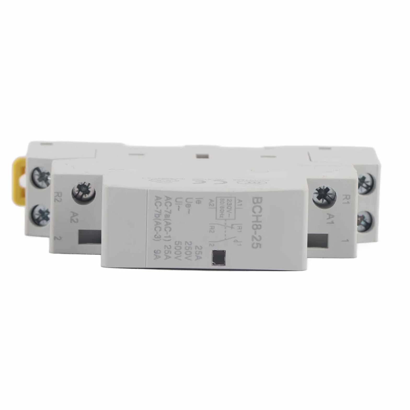 Stycznik AC 25A Stycznik domowy AC 220V 230V 2P 1NO 1NC Montaż na szynie DIN 50Hz 60HZ