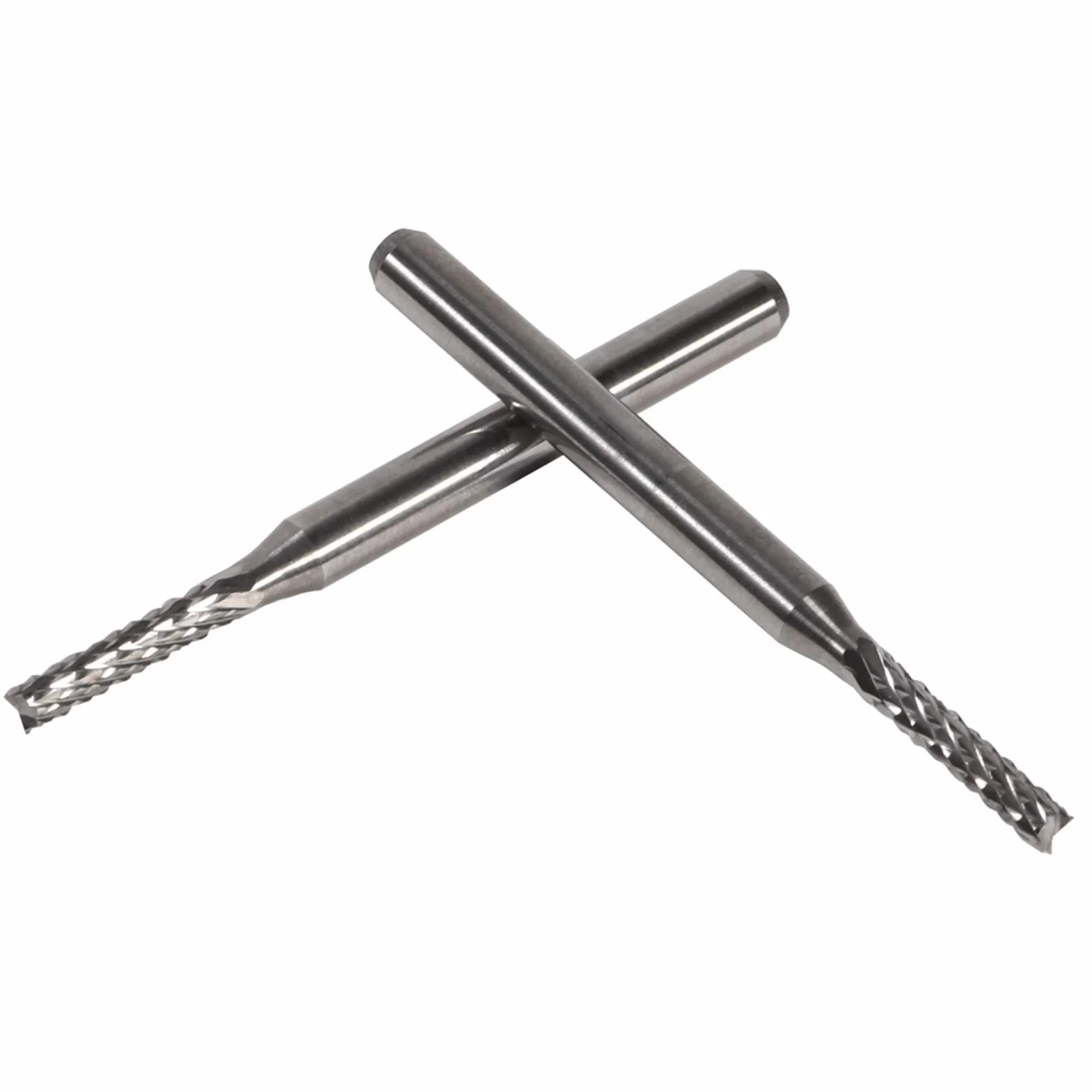 Zestaw Frezów Palcowych 10 Szt. 2 mm Z Węglika Spiekanego, Frezów CNC Z Chwytem 1/8 Cala, Bitów Do Grawerowania 3,175 mm