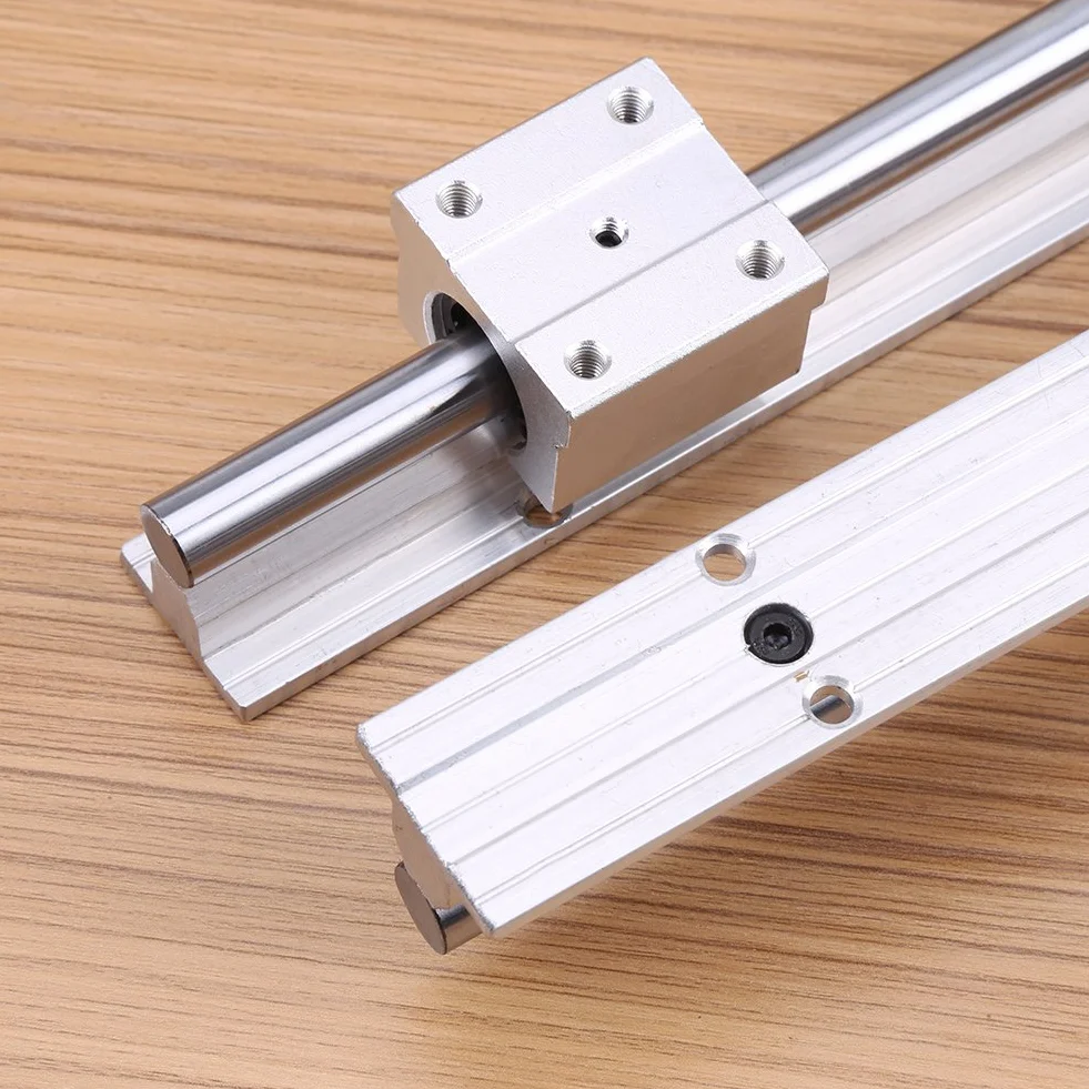 Prowadnice liniowe SBR12 łożysko kulkowe 700mm 12mm zestaw 2+4 rolki SBR12UU
