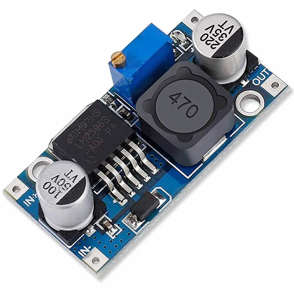 Wolny Dual Moduł Regulatora Napięcia LM2596S Reduktor Napięcie Krok Zasilanie DC-DC Step Down 3.2-40V do 1.25-35V