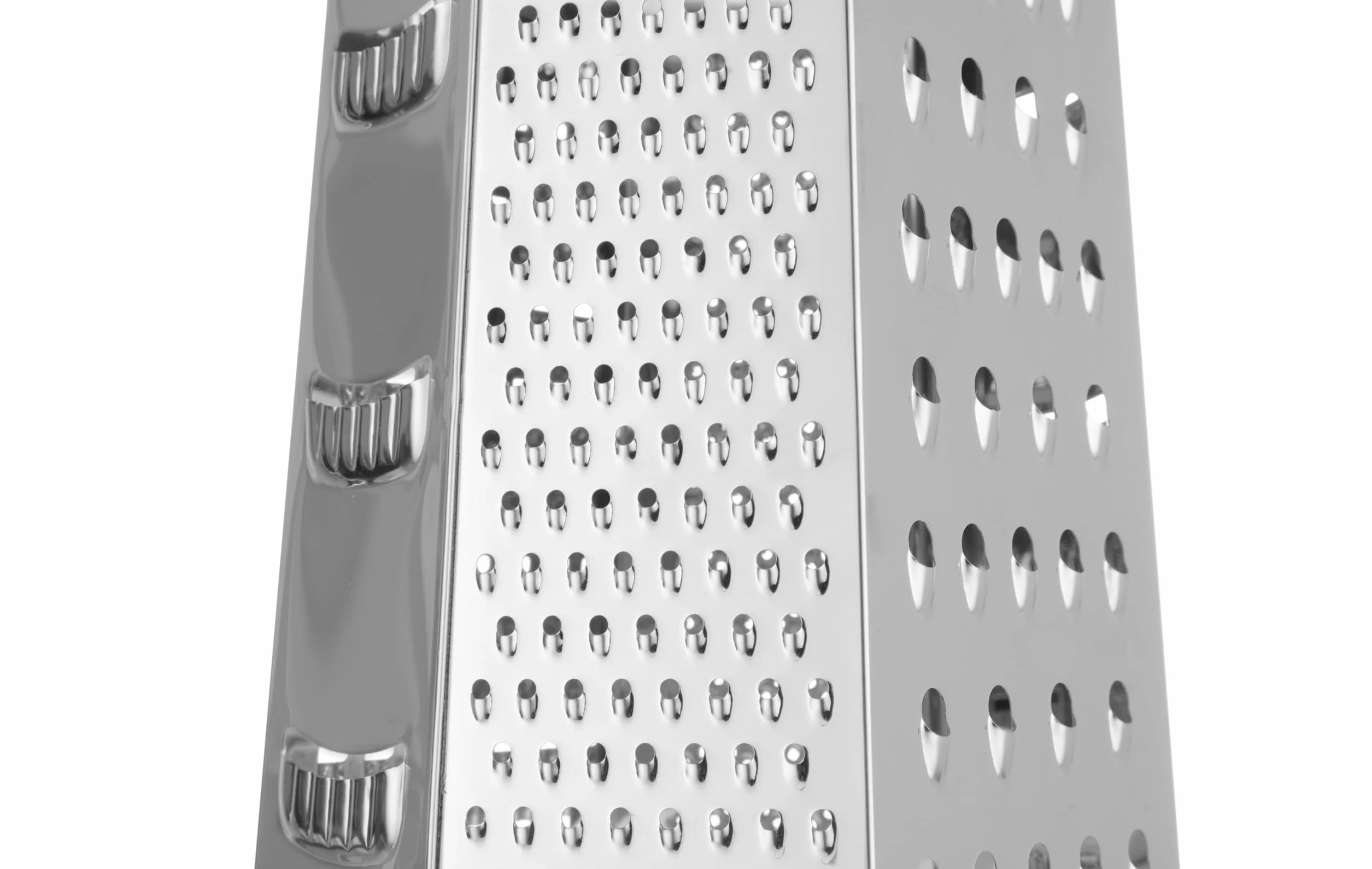 HENDI Tarka, 6-stronna, bardzo drobna, drobna, średnia, gruba i 2 strony tnące, ergonomiczny uchwyt, tarka do warzyw, krajalnica do warzyw, tarka kuchenna, 135x113x(H)215mm, stal nierdzewna