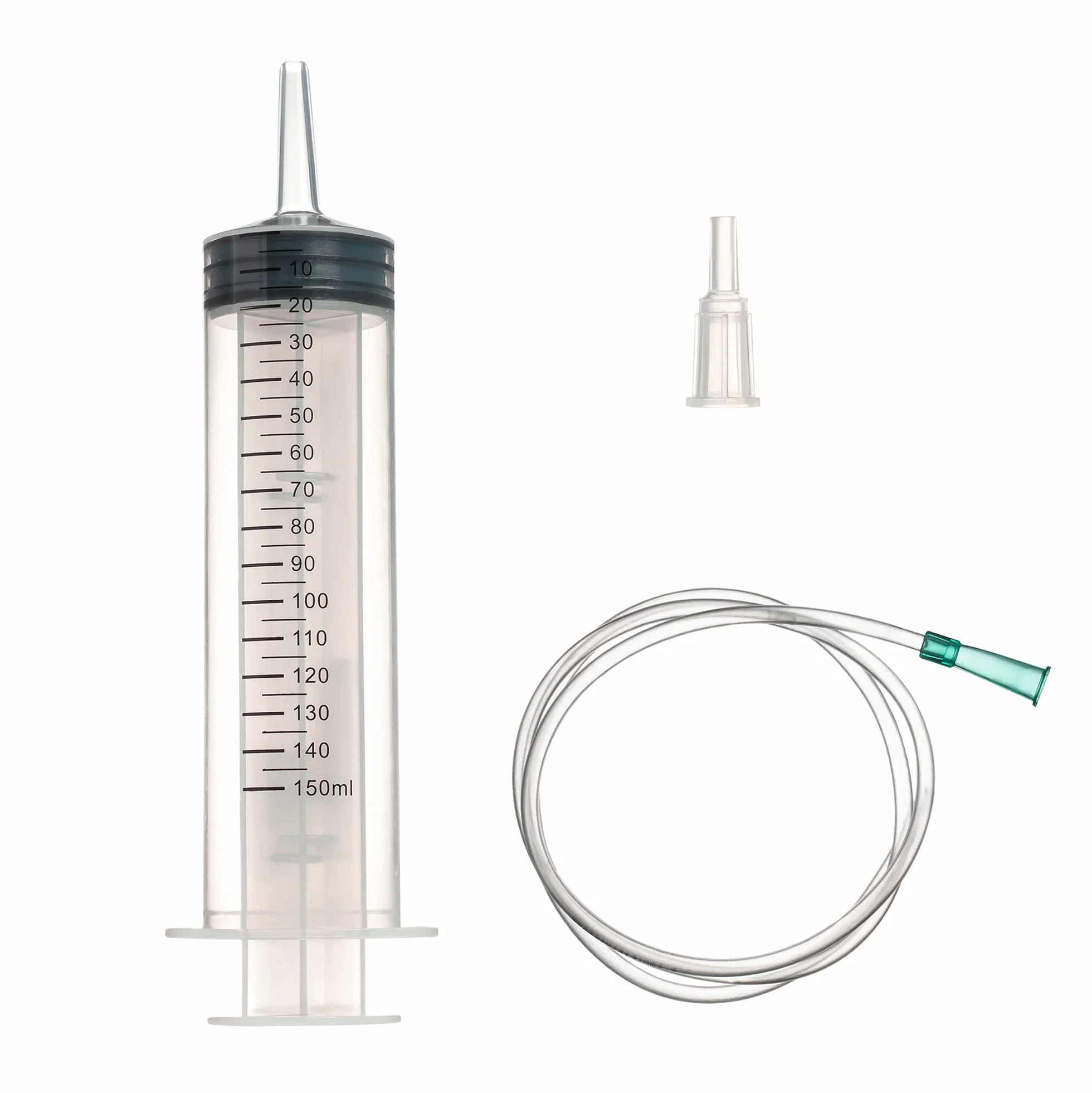 Duży cylinder z tworzywa sztucznego 150 ml z wężem do laboratoriów naukowych, nawadniania ogrodu, przemysłu (1, 150 ml)
