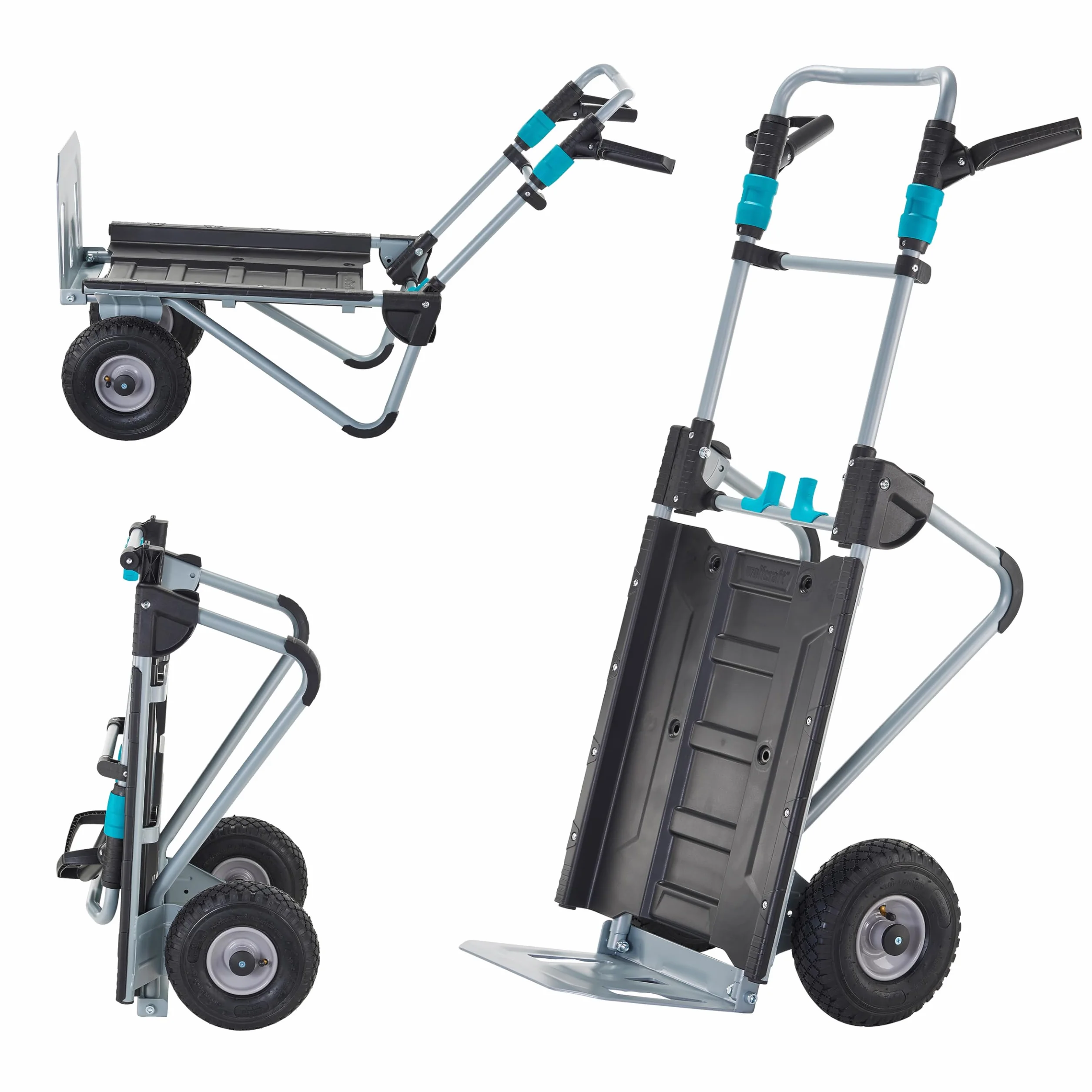 Wolfcraft System transportowy TS 2500 2 w 1 wózek transportowy i przesuwny składany kompaktowy